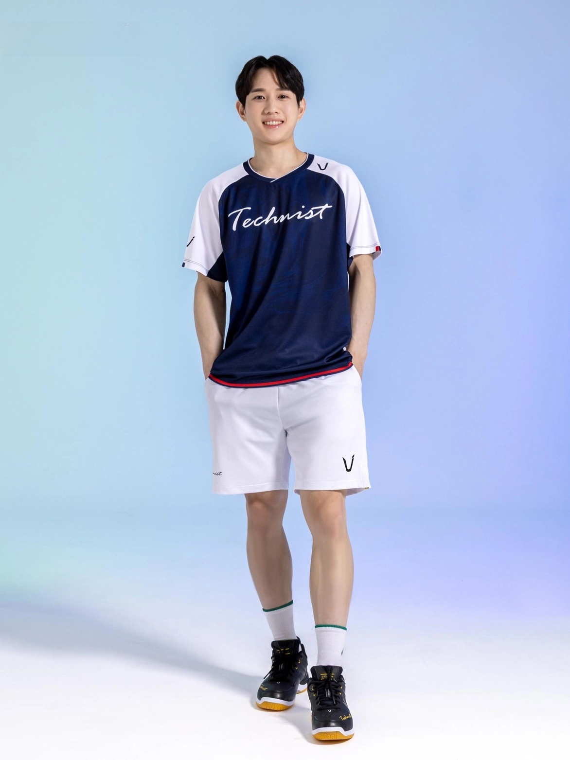 Badminton Jersey - 2026 남성 배드민턴 스포츠 슈트 반팔