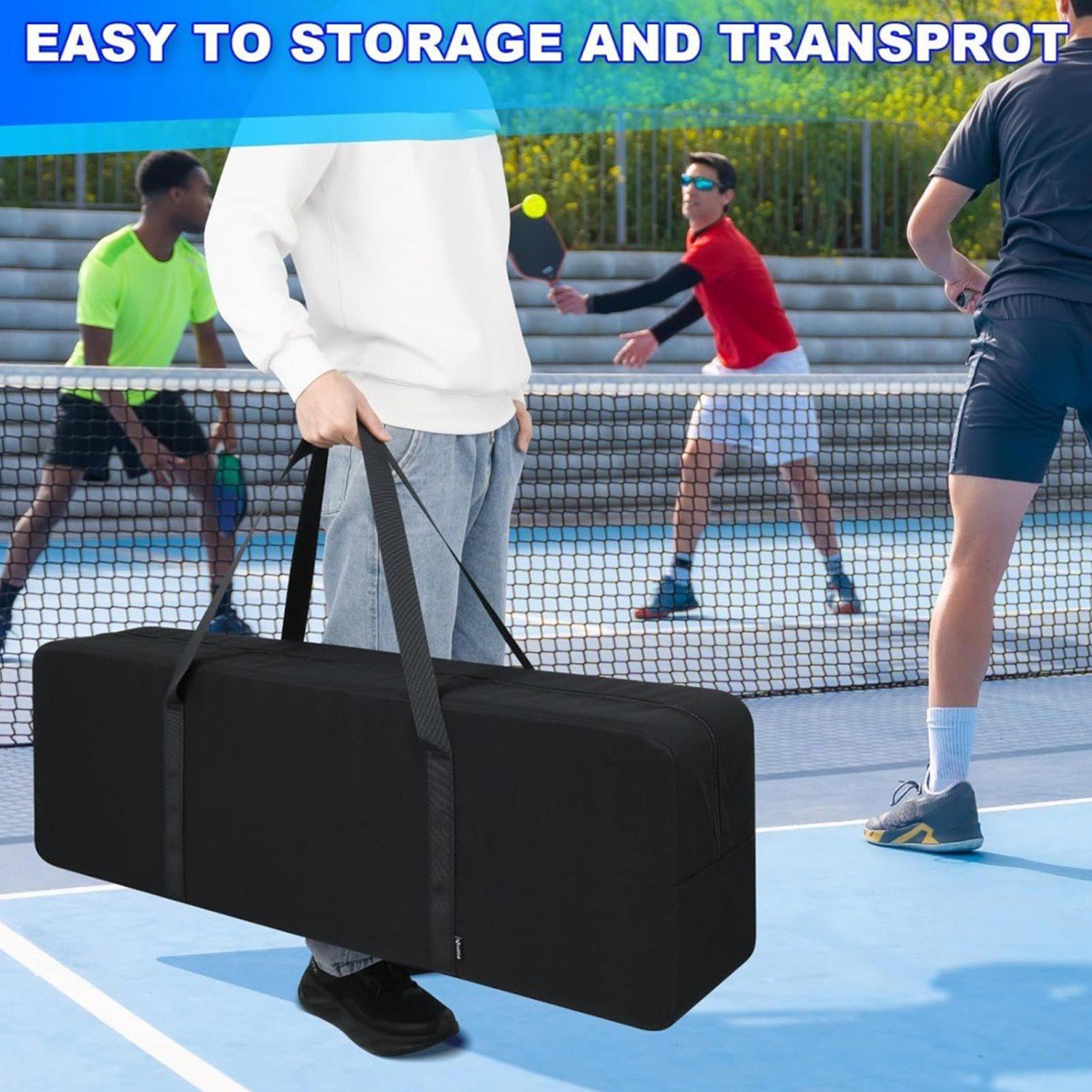 피클볼 네트 가방 접이식 네트 시스템 파우치 지퍼 포함 - Badminton Net 리뷰 및 가격