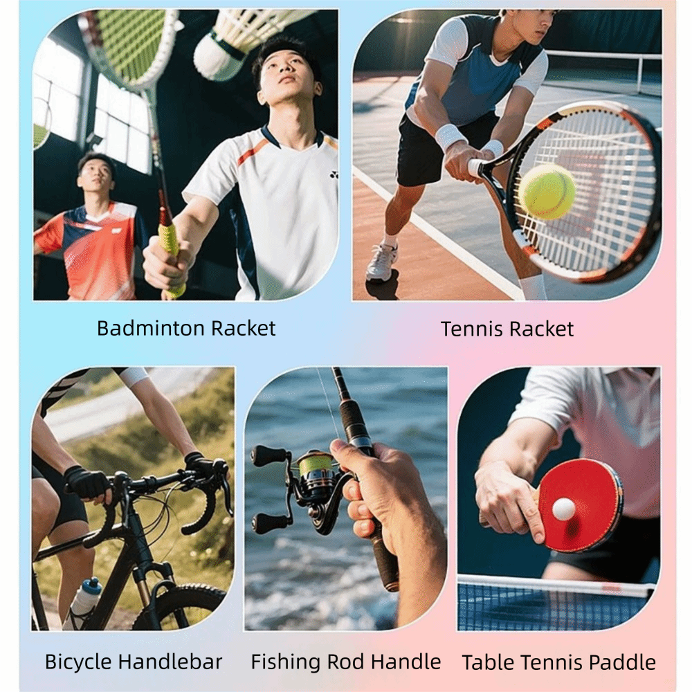 엠보싱 배드민턴 라켓 핸들 그립 PU 땀 흡수 배드민턴 - Badminton Materi 리뷰 및 가격